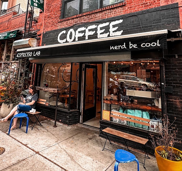 nerd be cool coffee shop in Brooklyn