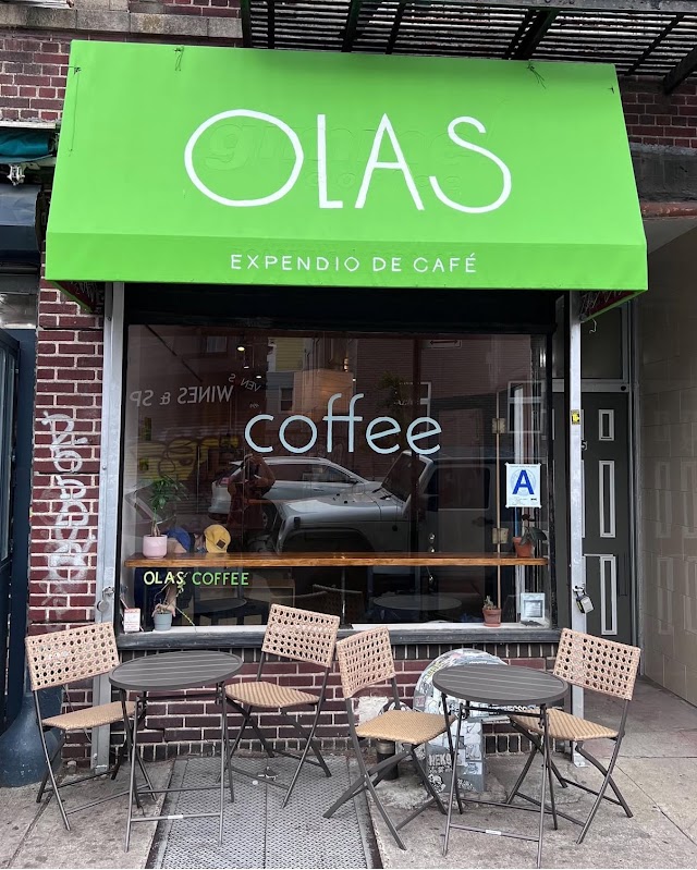 Olas Coffee Company coffee shop in Brooklyn