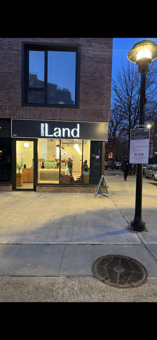 Coffee Land coffee shop in Brooklyn