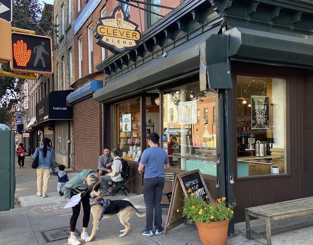 Clever Blend coffee shop in Brooklyn