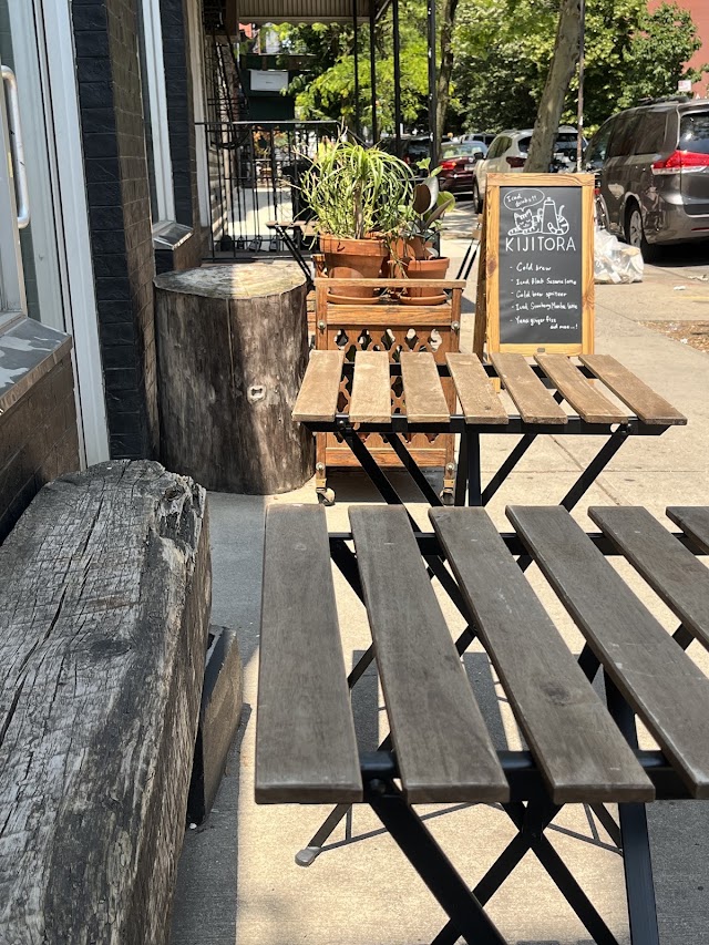 KIJITORA mini coffee shop in Brooklyn