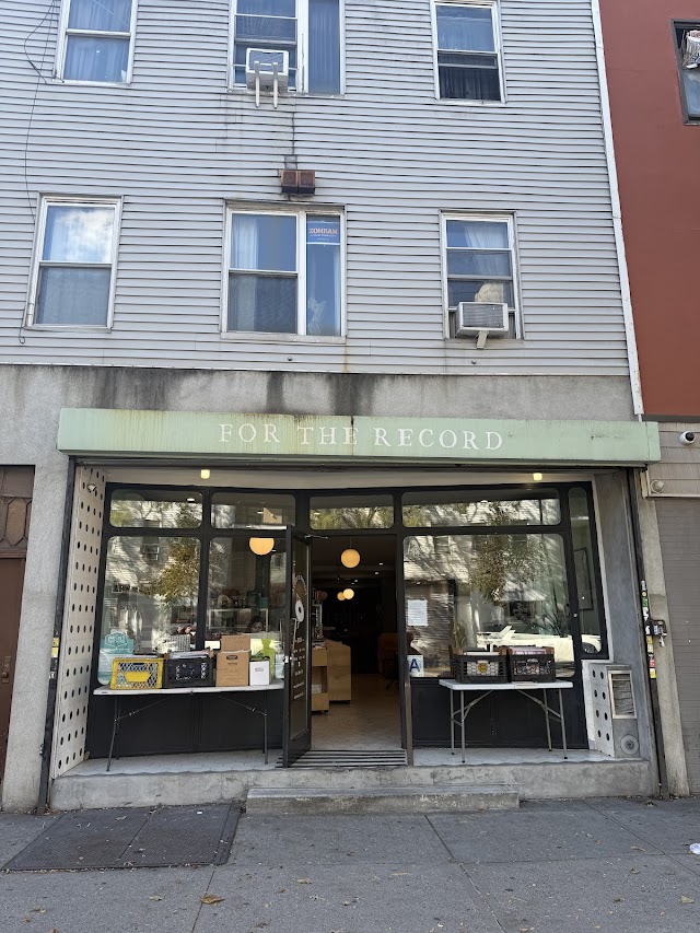 For The Record coffee shop in Brooklyn